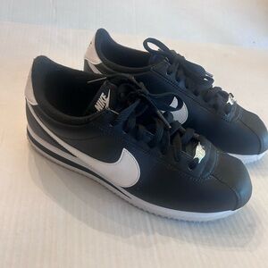Nike Classic Black and White Cortez Shoes